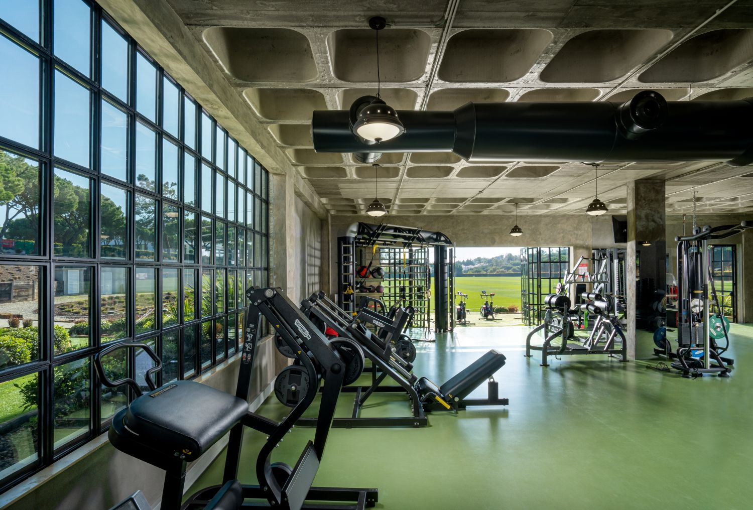 High-performance gym at The Campus Algarve